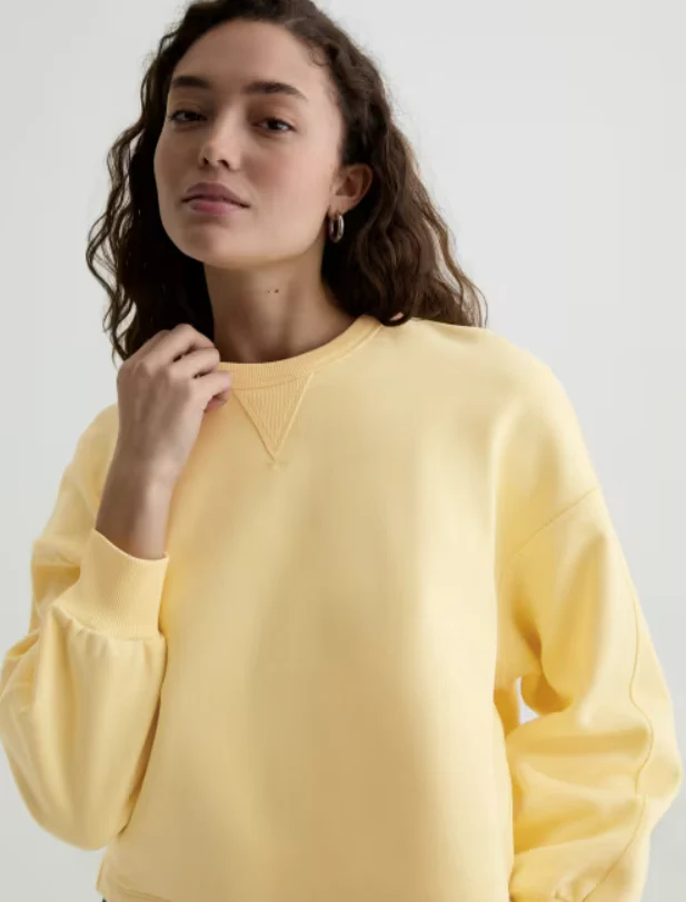 AG Jeans Roselle Cropped Pullover