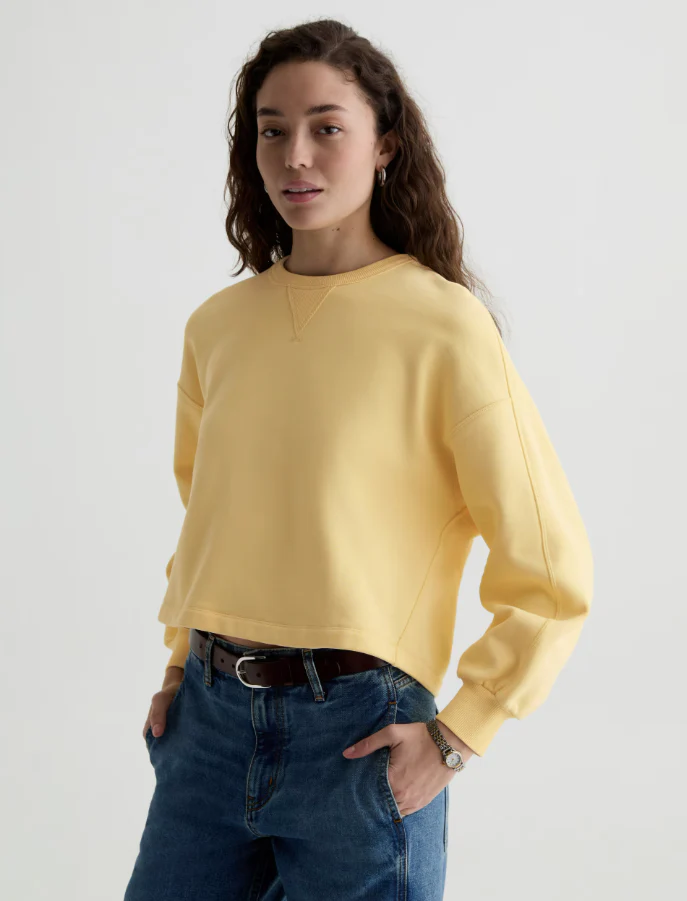 AG Jeans Roselle Cropped Pullover - Image 4