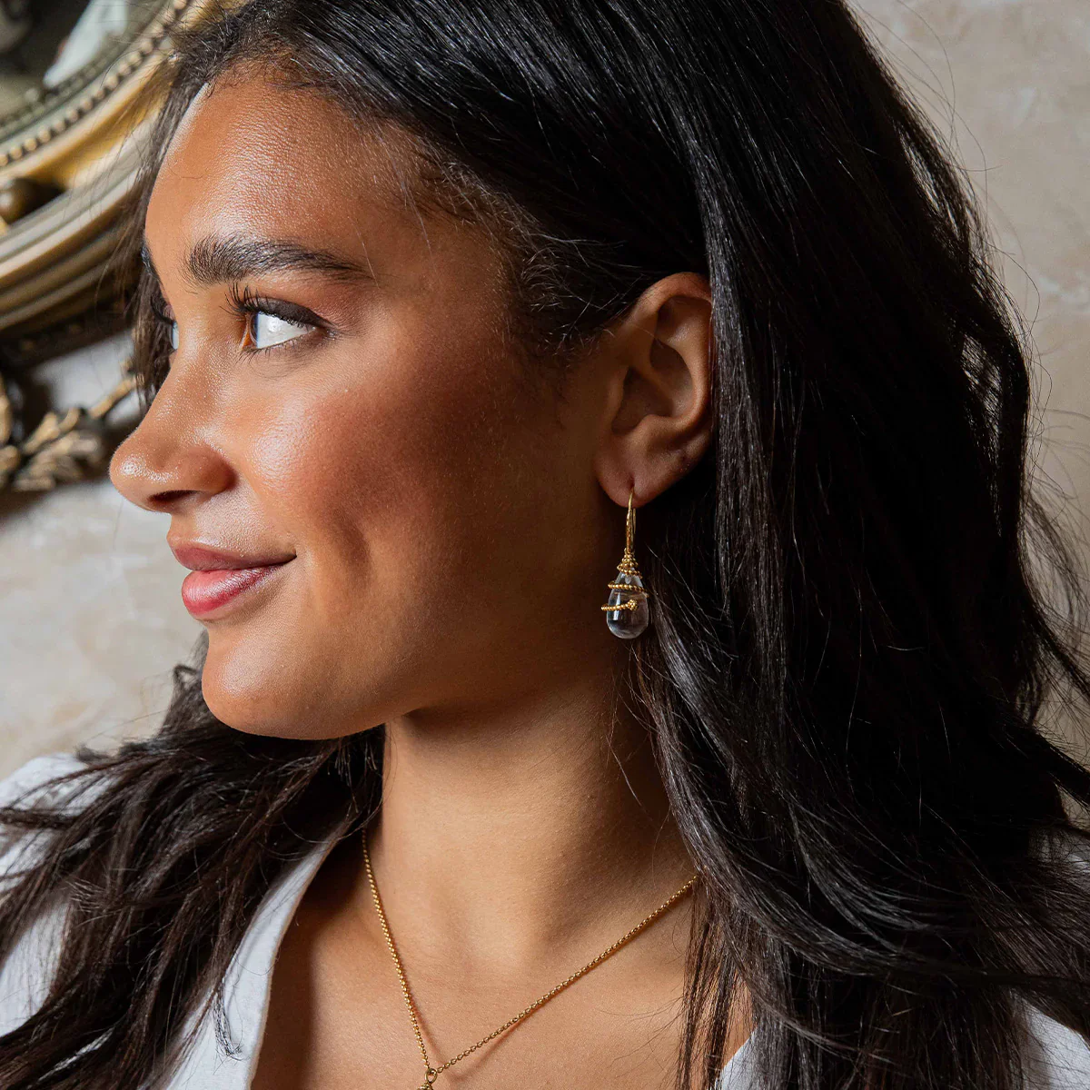 Capucine De Wulf Lily Drop Earrings - Image 3