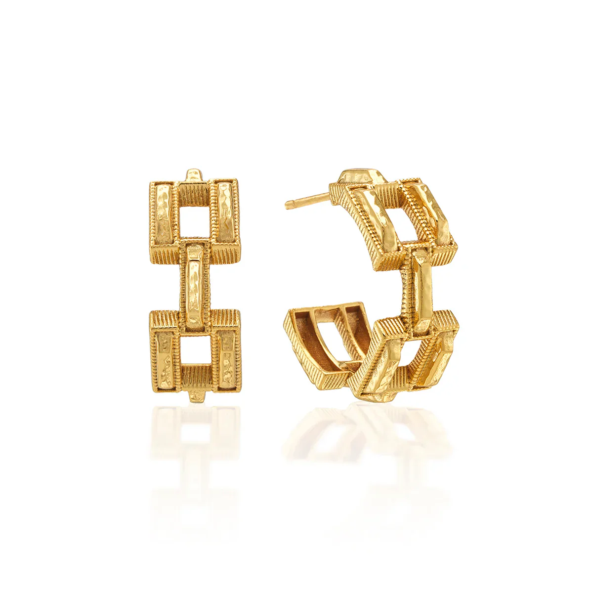 Capucine De Wulf Pathway Hoop Earrings
