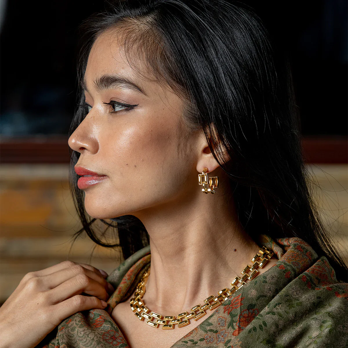 Capucine De Wulf Pathway Hoop Earrings - Image 3