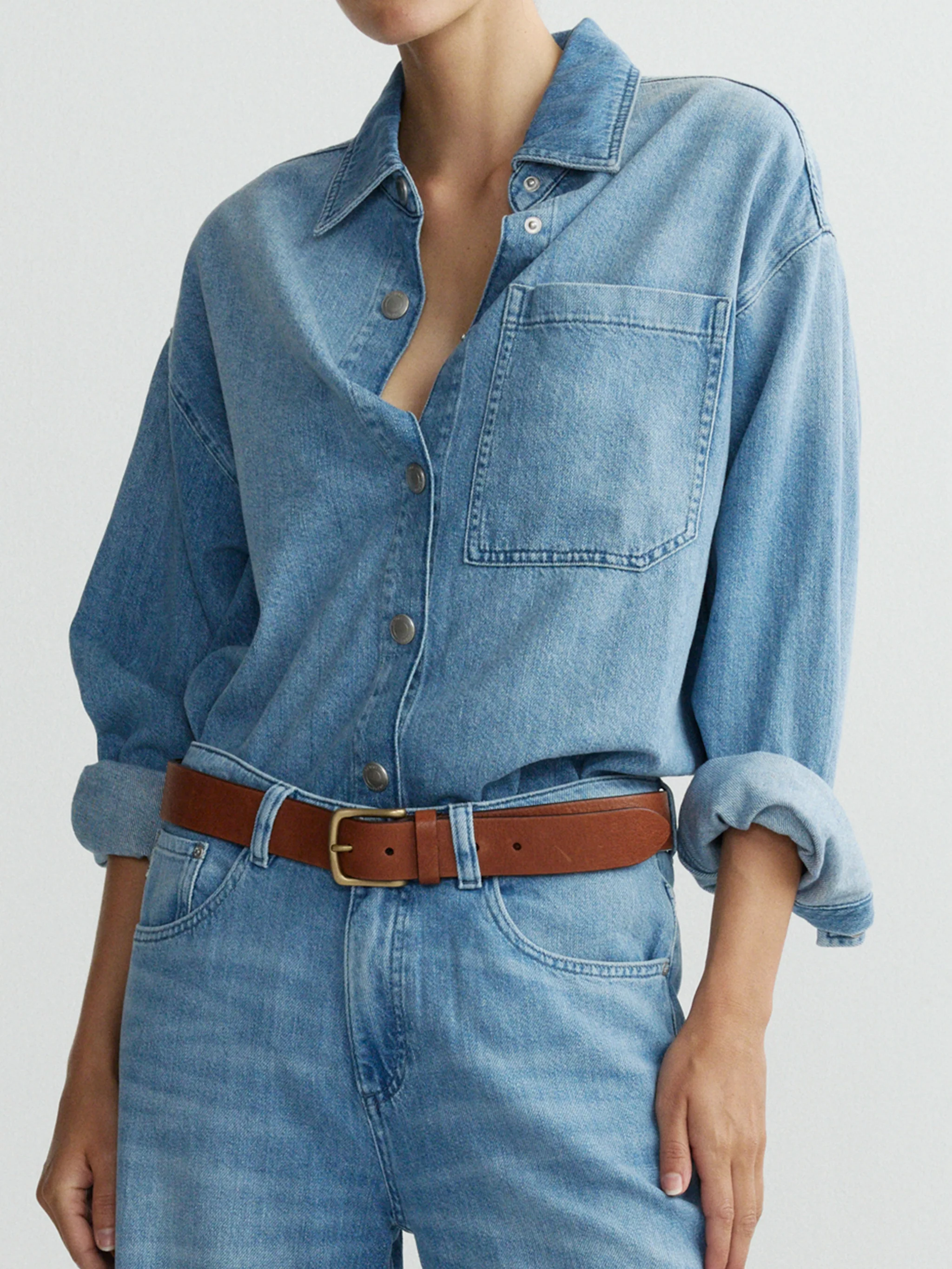 DL1961 Addison Overshirt, Riverbank