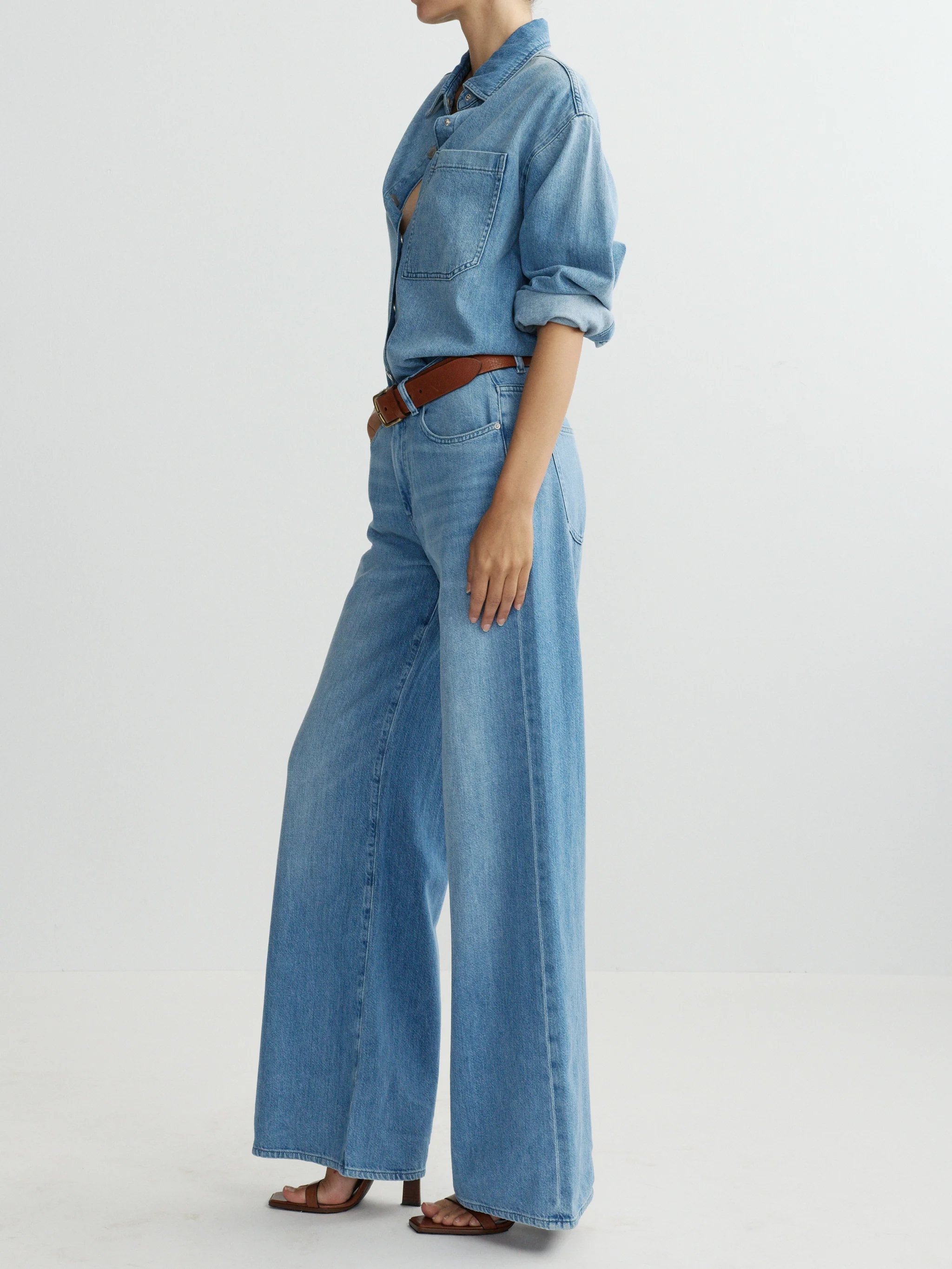 DL1961 Addison Overshirt, Riverbank - Image 3