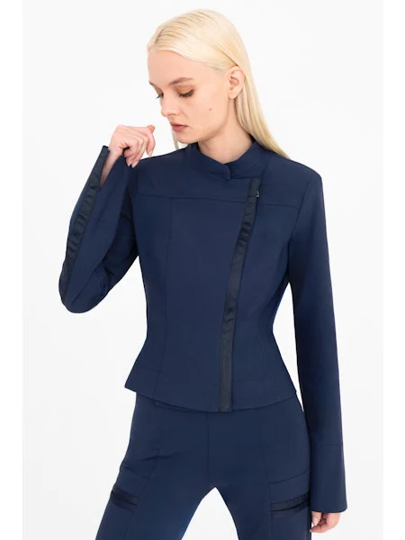 Elaine Kim Darian Tech Stretch Moto Jacket - Image 2