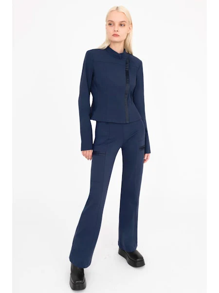 Elaine Kim Darian Tech Stretch Moto Jacket - Image 4
