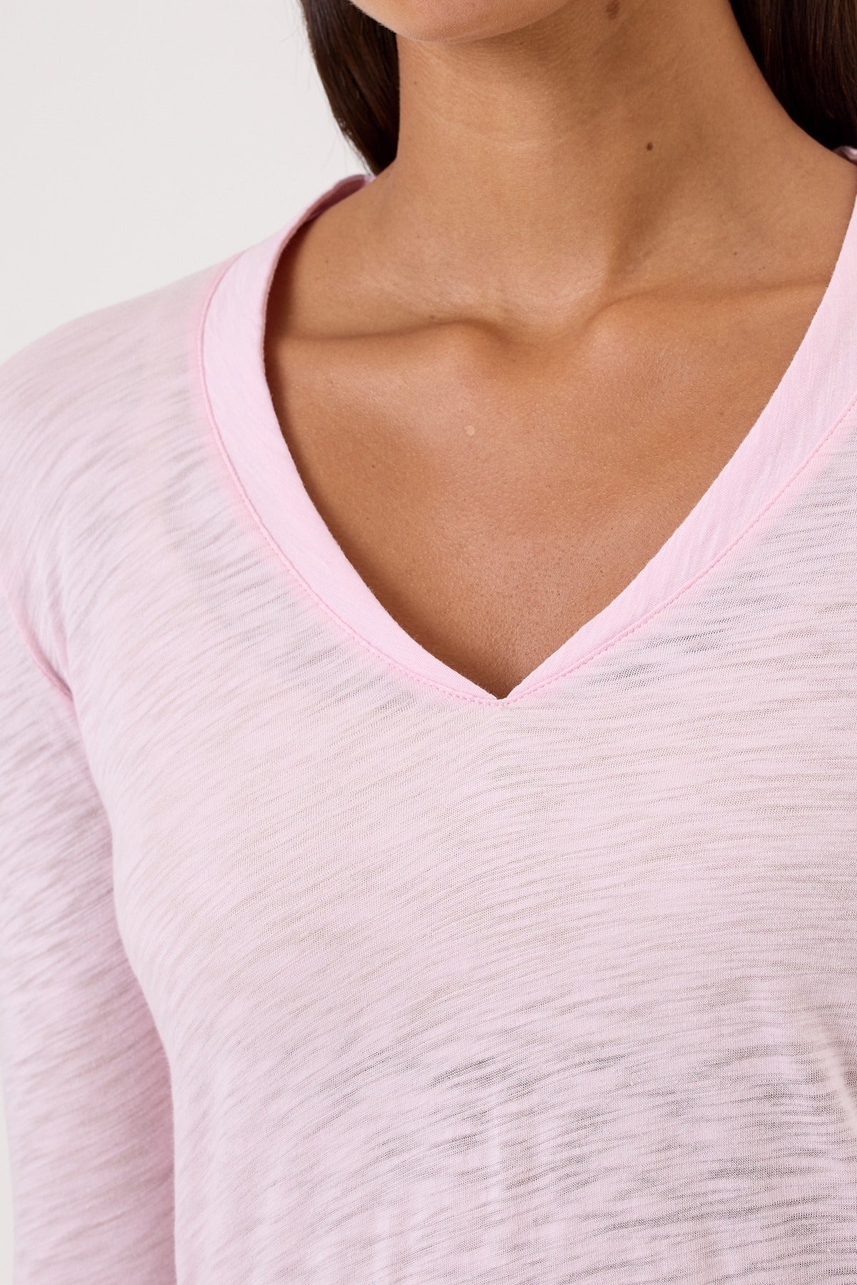 Goldie Lewinter Serenity Long Sleeve V-Neck Tee - Image 2