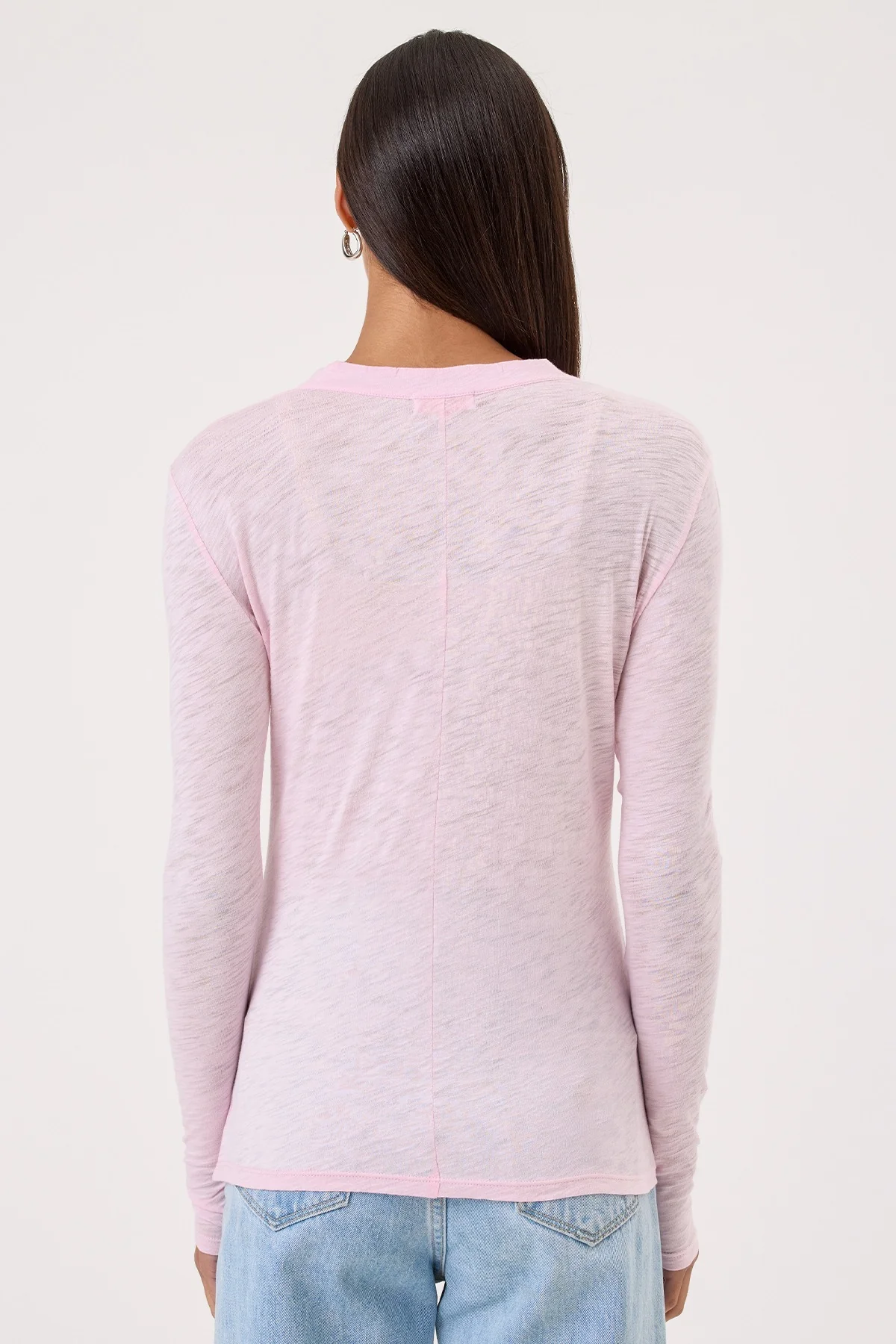Goldie Lewinter Serenity Long Sleeve V-Neck Tee - Image 3