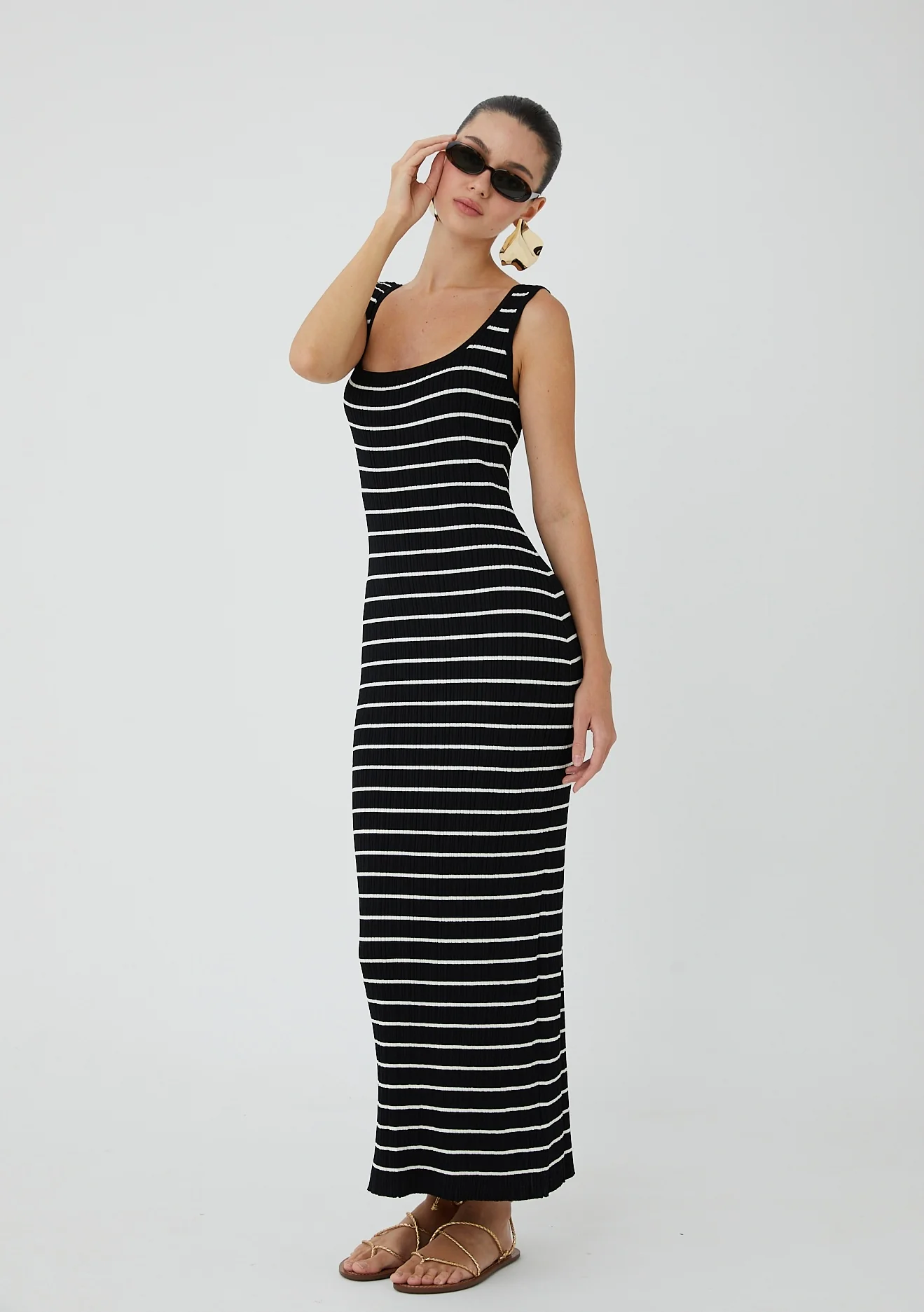 JS71 Payton Stripe Dress - Final Sale - Image 2