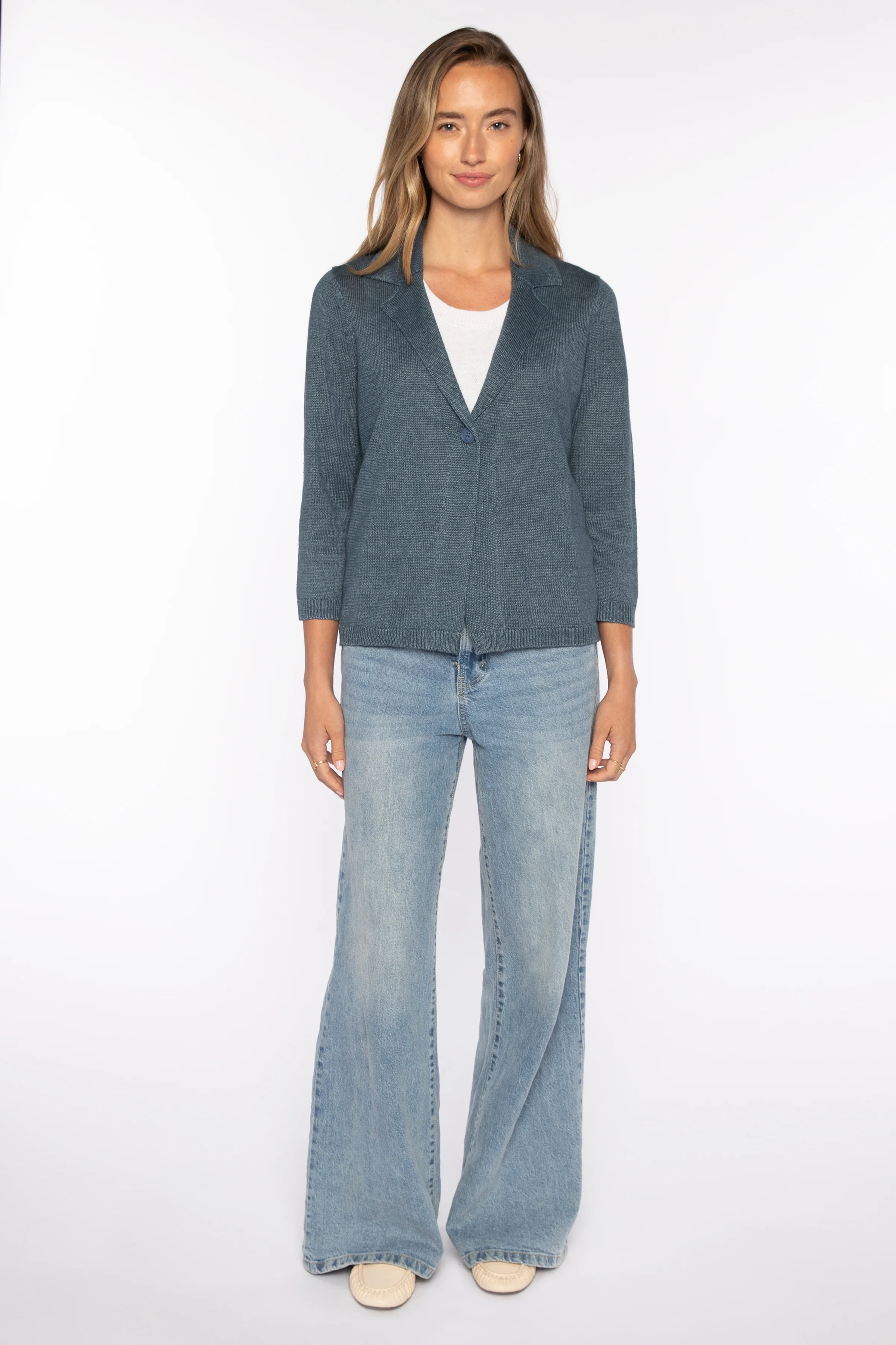 Kinross Easy Notch Collar Cardigan