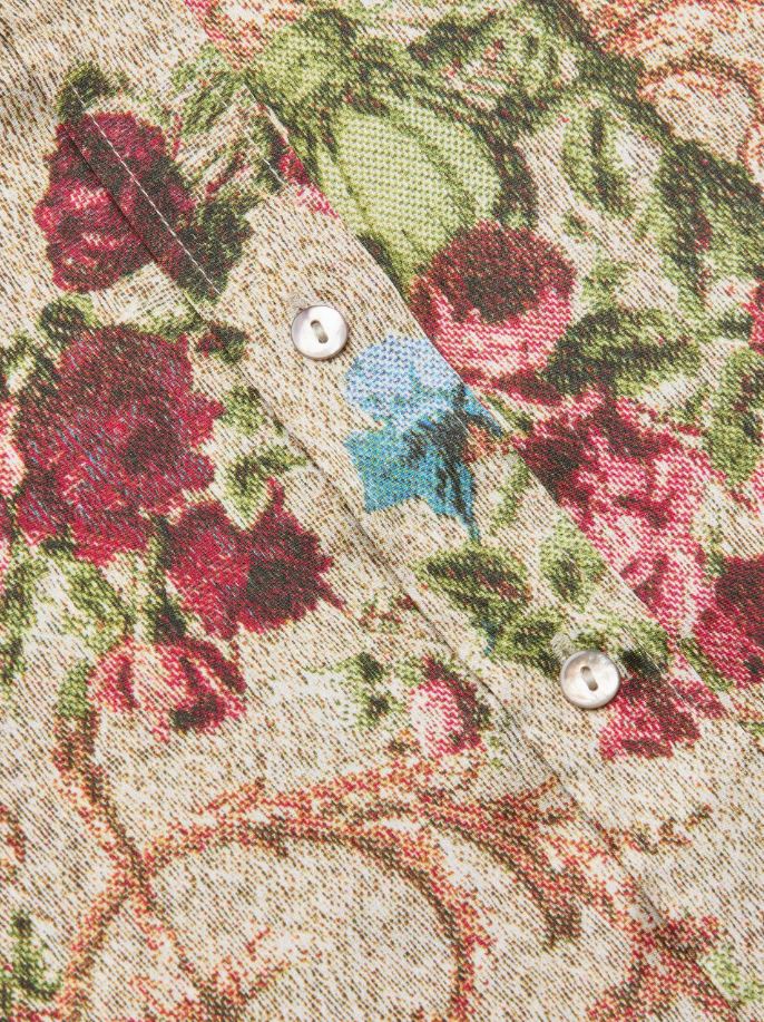 L'Agence Dani 3/4 Sleeve Blouse, Multi Floral Tapestry - Image 5