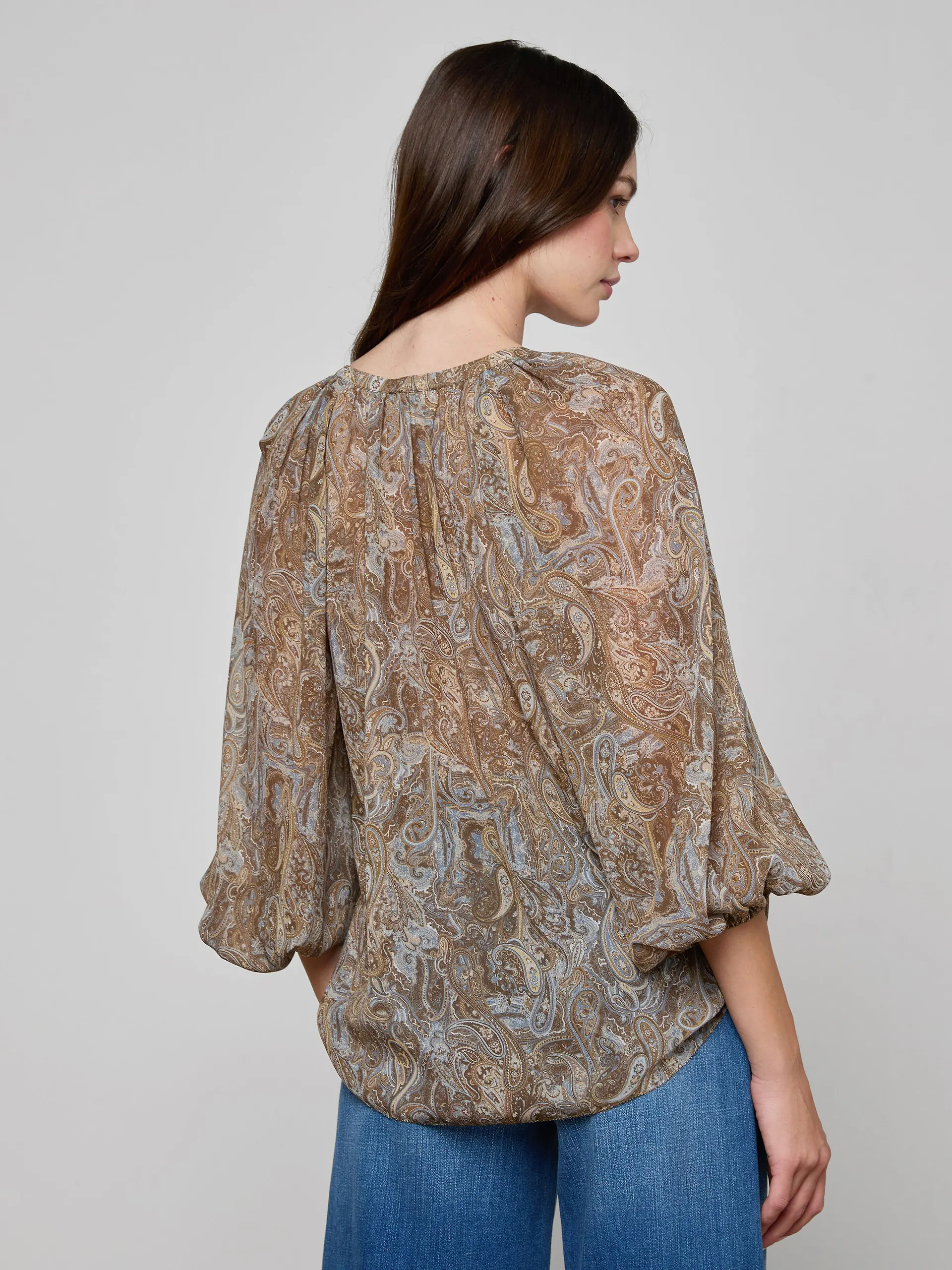 L'Agence Teagan Dolman Sleeve Blouse - Image 4