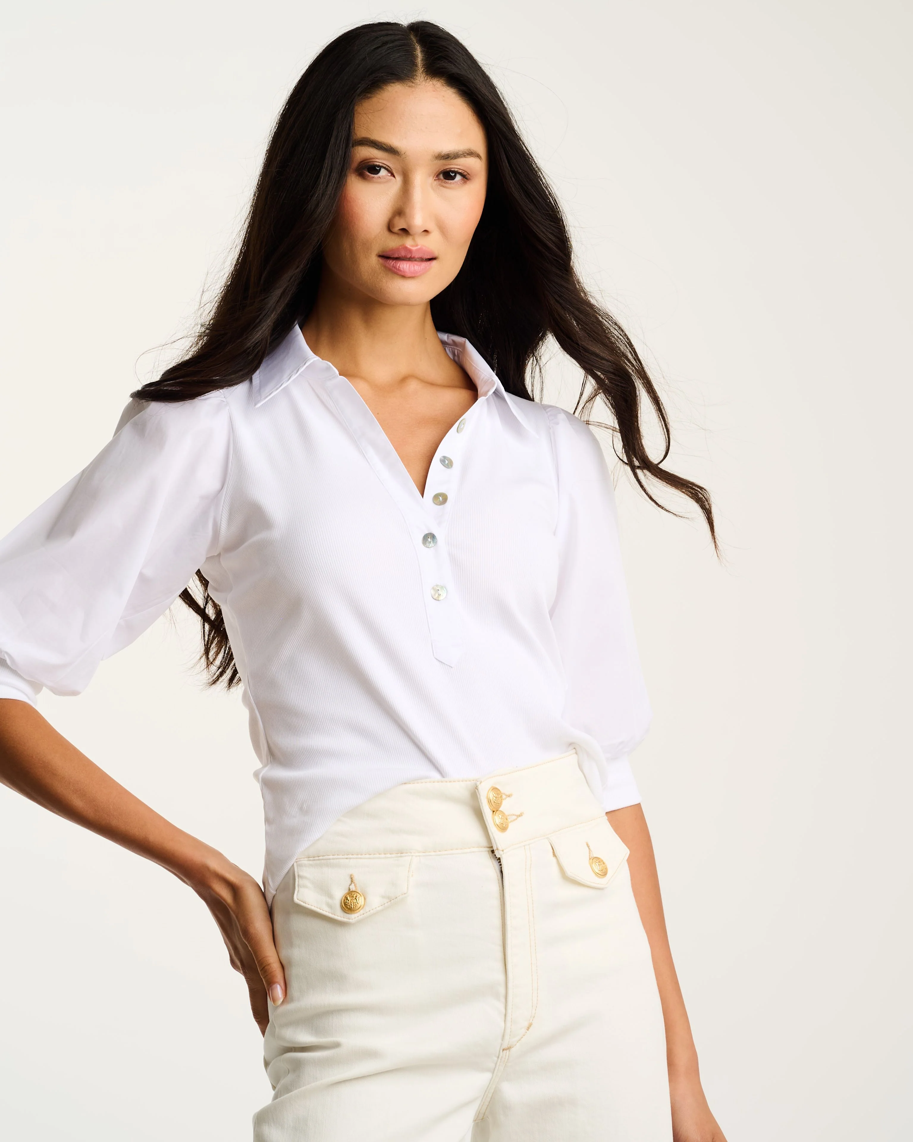 Lisa Todd Pure Rib Collet Top