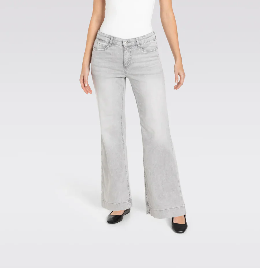 MAC Dream Wide Jean, Ash Grey Washed