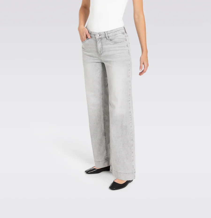 MAC Dream Wide Jean, Ash Grey Washed - Image 3