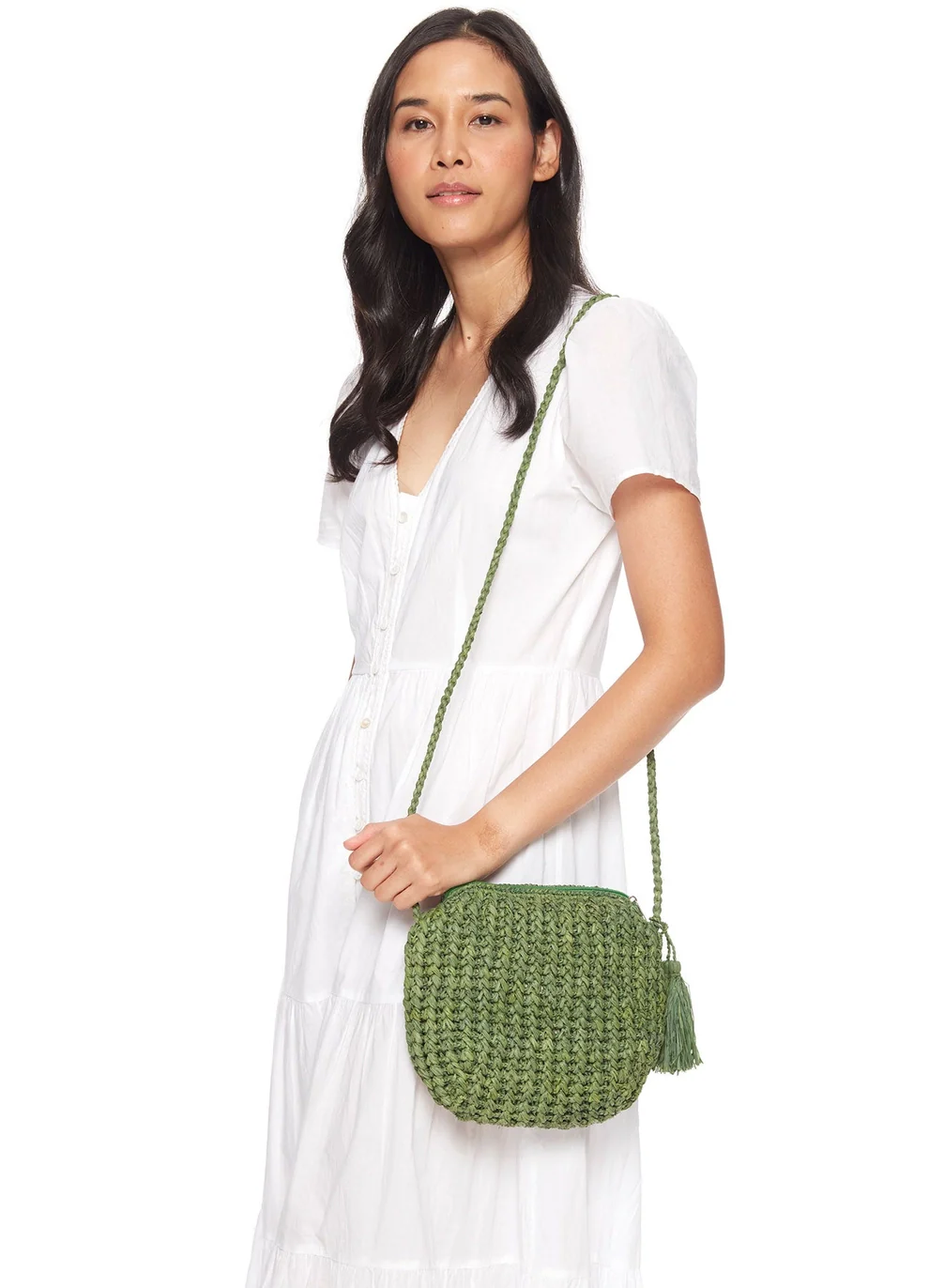 Mar Y Sol New Samara Crossbody, Emerald - Image 2