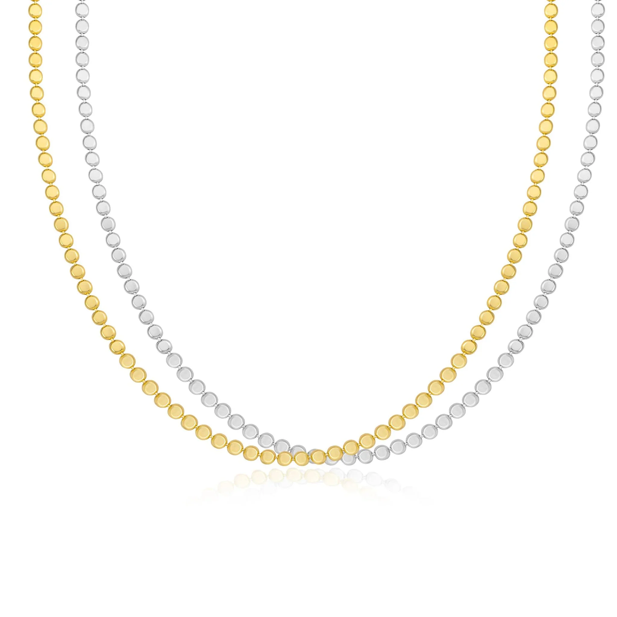 MB Styles Dot Chain, Silver,  Available in 4 Lengths - Image 3