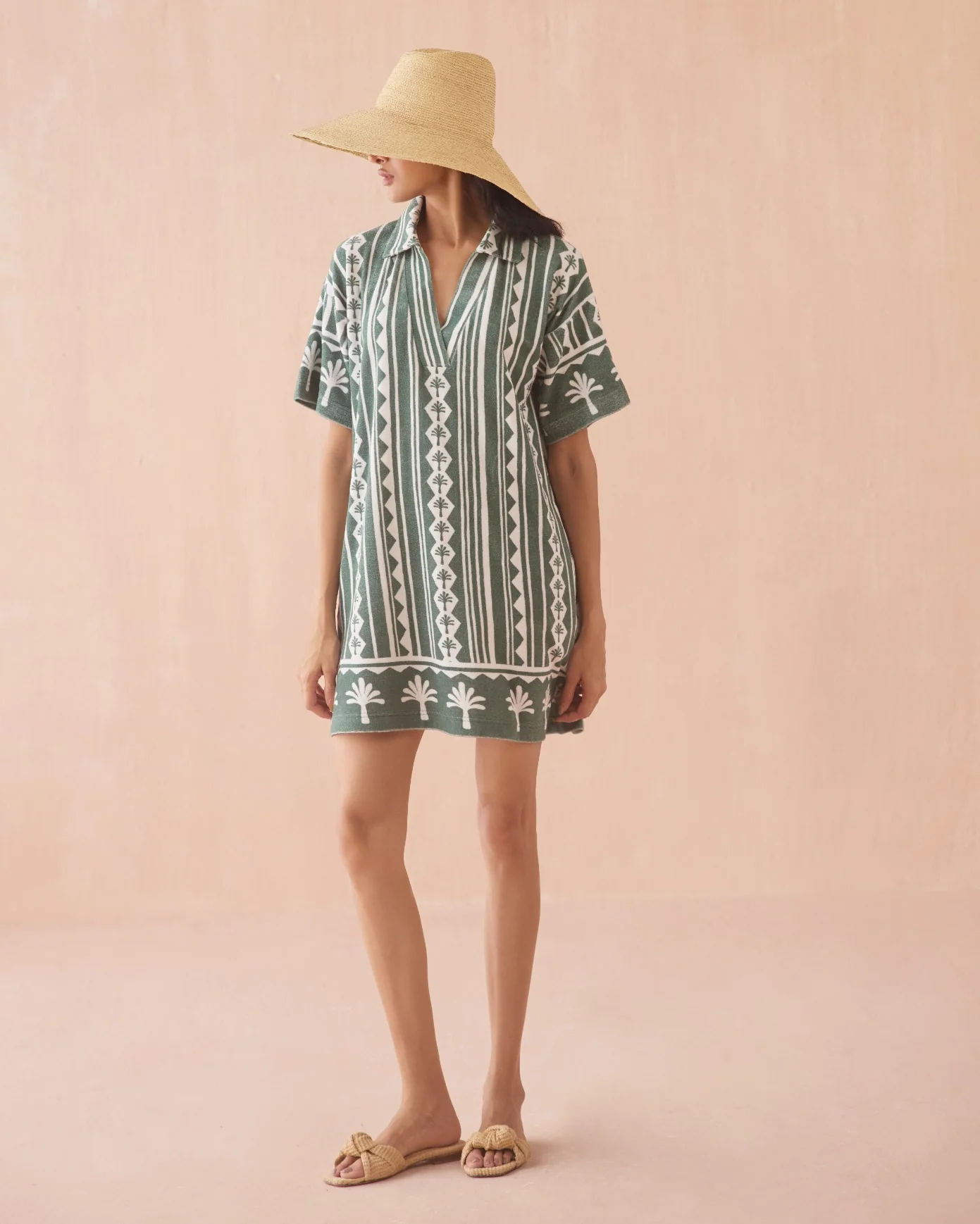 Omika Rumi Dress, Kiera Palm