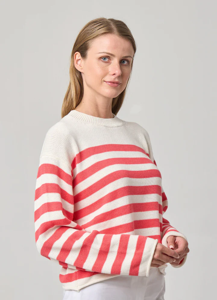 Phoebe Jon Jenni Rolled Hem Crewneck - Image 2