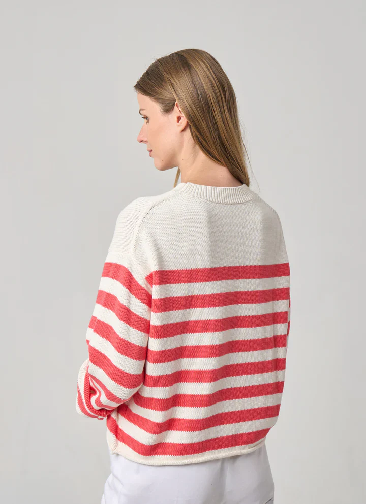 Phoebe Jon Jenni Rolled Hem Crewneck - Image 3