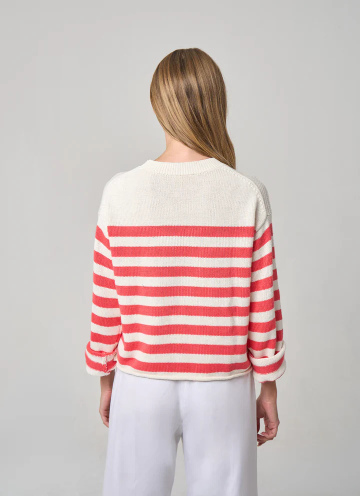 Phoebe Jon Jenni Rolled Hem Crewneck - Image 4