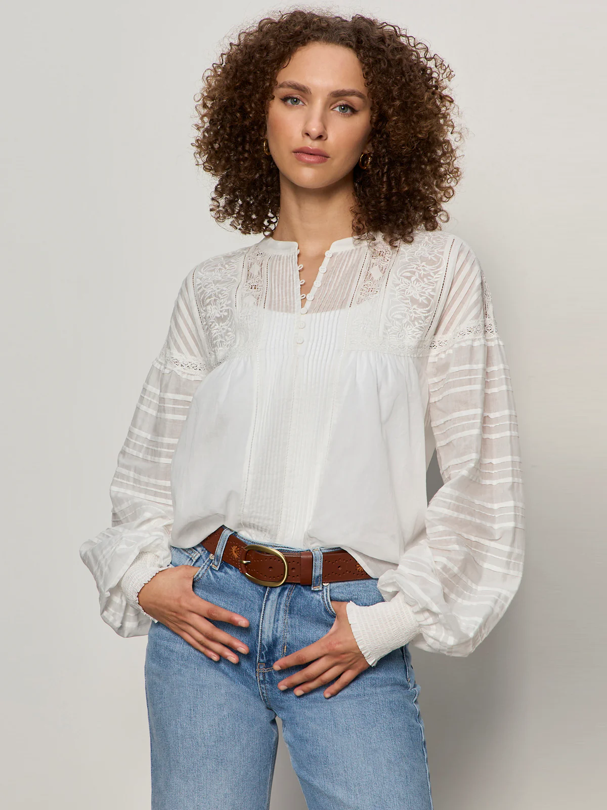 Sanctuary Adore You Embroidered Blouse