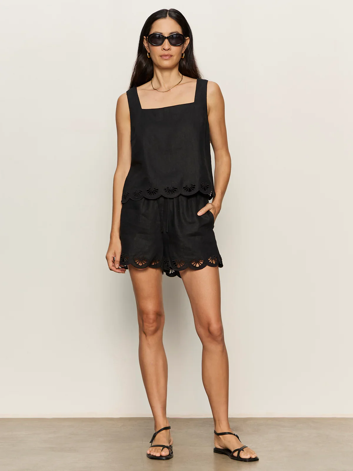 Sanctuary Almost There Linen Shorts - Image 5