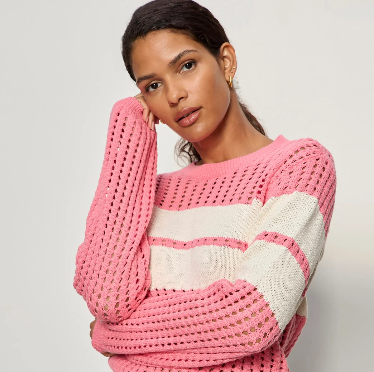 Sanctuary Sporty Openwork Popover - Image 8