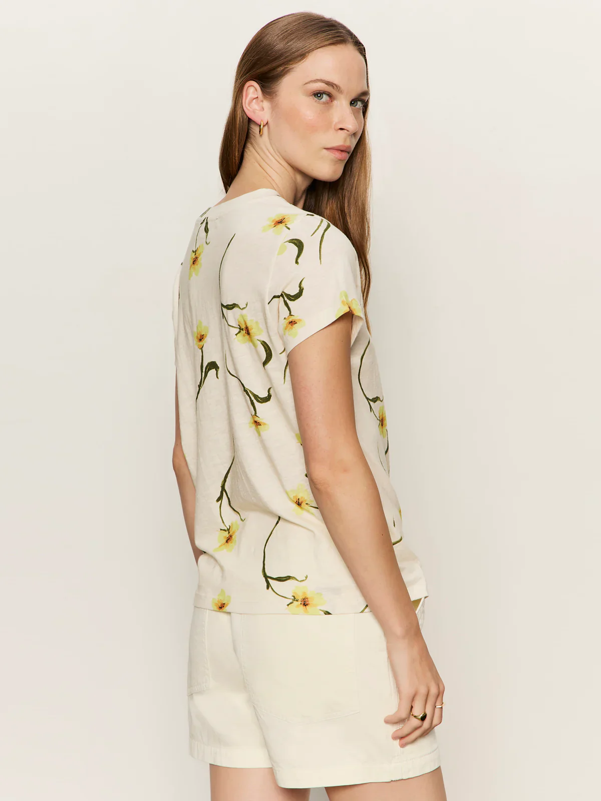 Sanctuary The Perfect Tee, Lemon Meadow - Image 3